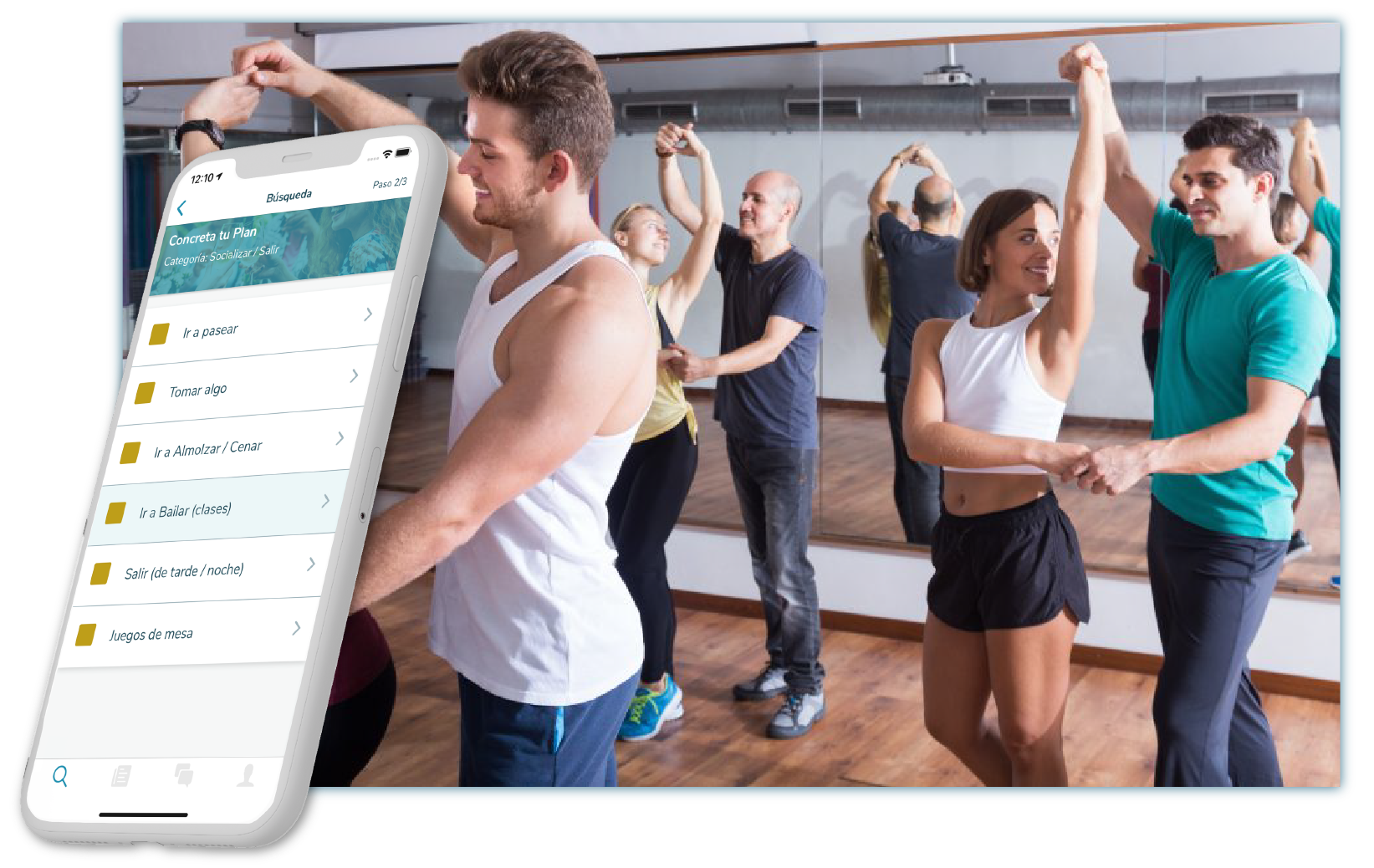 Clases de baile juntos